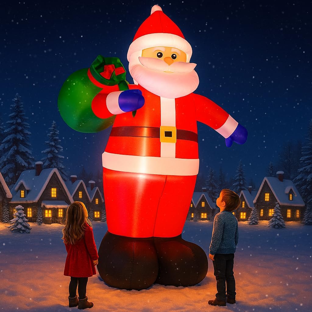 12 ft Giant Santa Claus Christmas Inflatable