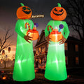 10 ft Animated Rotating Pumpkin Head Halloween Inflatable