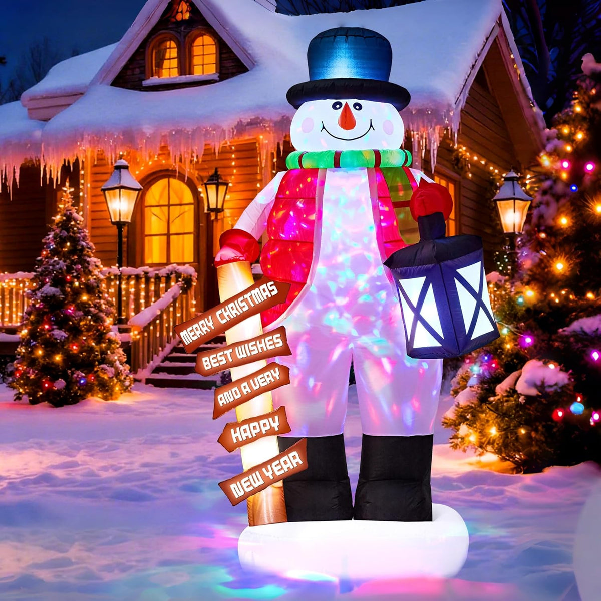 8 ft Giant Snowman Christmas Inflatable
