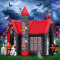 10 ft L-Shaped Haunted House Halloween Archway Inflatable