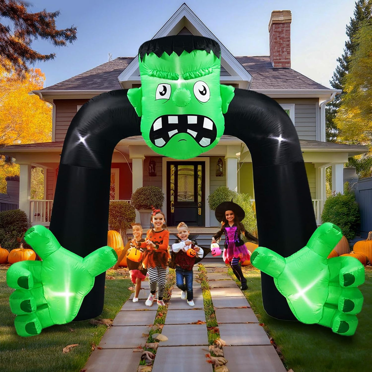 9 ft Frankenstein Halloween Archway Inflatable