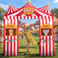 10 ft Halloween Circus Carnival Arch Inflatable, LED